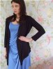Frank & Faith 'Dotty' Drape Front Cardigan (Black, Bone White & Taupe)
