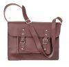 Green Shoes 'Traditional' Satchel (Vegan - Black, Brown, Dark Green, Maroon, Navy, Purple & Red )