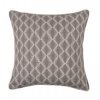 Polly Hope Jagged Diamond Cushion Cover (Taupe)