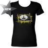 THTC 'Save The Jungle' Organic Cotton T-Shirt (Ladies - Black)