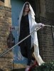 Elena Garcia 'Asymmetric' Coat (White)