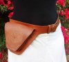 Josyflo Fairtrade Hip Shaker Belt (Brown Leather)