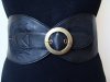 Josyflo Fairtrade Waist Cincher Belt (Black Leather)