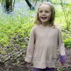 Tatty Bumpkin Bamboo Jersey 'Rose Smoke' Hooded Sweatshirt (Pale Pink)