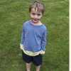 Tatty Bumpkin Bamboo Jersey Long Sleeve T-Shirt (Stonewash/Sand)