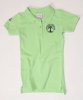 Excentree Organic Cotton Polo Shirt (Girls - Lime Green)