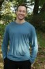 Bam Bamboo Reversible Top (Ocean Blue with Bark Reverse)