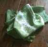 Elena Garcia Crinkle Silk 'Shibori' Scarf (Lime Green)