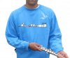 THTC Noah's Shuttle Hemp Sweatshirt (Mens - Cornflower Blue)