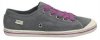 Simple Shoes 'Take On' Ribbon Lace Sneaker (Ladies - Charcoal & Black)