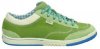 Simple Shoes 'D-Kay' Leather & Suede Sneakers (Ladies - Meadow Green)