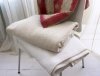 Luma Organic Cotton Jacquard Blanket (Natural & White)