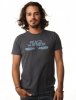 Be Love 'Peace Warrior' Organic T-Shirt (Mens - Charcoal/Blue)