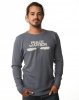 Be Love 'Peace Warrior' Long Sleeve Thermal T-Shirt (Mens - Slate Blue)
