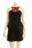 &Co. 'Amethyst' Dress (Black & Red Langa Lapu)