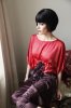Elena Garcia Solid Colour Blouse (Coral Red & Deep Aubergine)