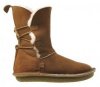 Po-Zu 'Piper' Sheepskin Boots (Ladies - Tan)