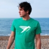 Silverstick Organic Cotton 'Bird' T-Shirt (Mens - Forest Green)