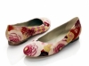 Hetty Rose 'Haruka' Vintage Kimono Shoes (Plum/Pink)