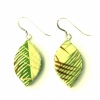 Drops of Sun 'Tahitian Palm' Paper Earrings