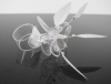 PET:cell Jewellery 'Quill' Ring (White)