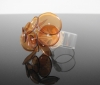 PET:cell Jewellery 'Bobble' Ring (Brown)