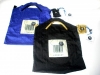 Pas de Chat 'Codecat' Shopper Bag (Black & Blue)