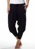 No Balls Bamboo Harem Pants (Black & White)
