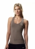 No Balls Bamboo Halter Back Tank (Wren & Black)