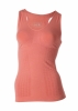 No Balls Bamboo Seamless Yoga Tank (Tea Rose & Black)