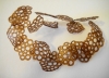 PET:cell Jewellery 'Honeycomb' Bracelet (Brown)