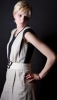 Charlie Boots 'Calista' Organic Cotton-Linen Dress (Beige/Black)