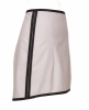 Charlie Boots 'Cambria' Tailored Skirt (Shorter Length - Beige)