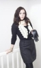 Charlie Boots 'Cambria' Tailored Skirt (Black)
