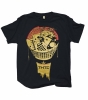 THTC 'Music Maker' Organic Cotton T-Shirt (Mens - Black & Grey Melange)