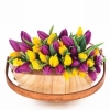 Tregothnan 'Springtime' British Tulips with Garden Trug