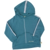 Tatty Bumpkin Bamboo/Cotton Fleece Hooded Sweatshirt (Teal)