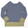 Tatty Bumpkin Bamboo Jersey Long Sleeve T-Shirt (Stonewash/Sand)