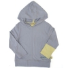 Tatty Bumpkin Bamboo Jersey 'Dapple' Hooded Sweatshirt (Soft Grey)