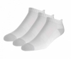 Bam Bamboo Ladies Trainer Socks (3 Pack White/Grey)