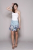 Love Phool 'Balloon' Skirt' (Blue Multi)