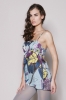 Love Phool 'Tanja' Top (Blue & Red)