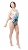 RubyMoon 'Target' Cut Out One-Piece Monokini (Reversible - Pattern On Front/Black On Reverse)