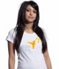 THTC 'Hummingbird' Organic Cotton T-Shirt (Ladies - White)