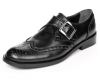 Bourgeois Boheme 'Graham' Brogue Buckle Shoe (Mens - Black)