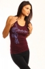 Be Love 'Moksha' Racer Back Tank (Berry)