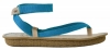 Po-Zu 'Ziggy' Organic Hemp Sandal (Vegan - Aqua)