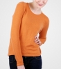 Izzy Lane Simple Cashmere Sweater (Orange)