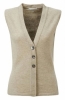 Izzy Lane Cashmere Waistcoat (Oatmeal)