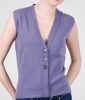 Izzy Lane Cashmere Waistcoat (Slate)